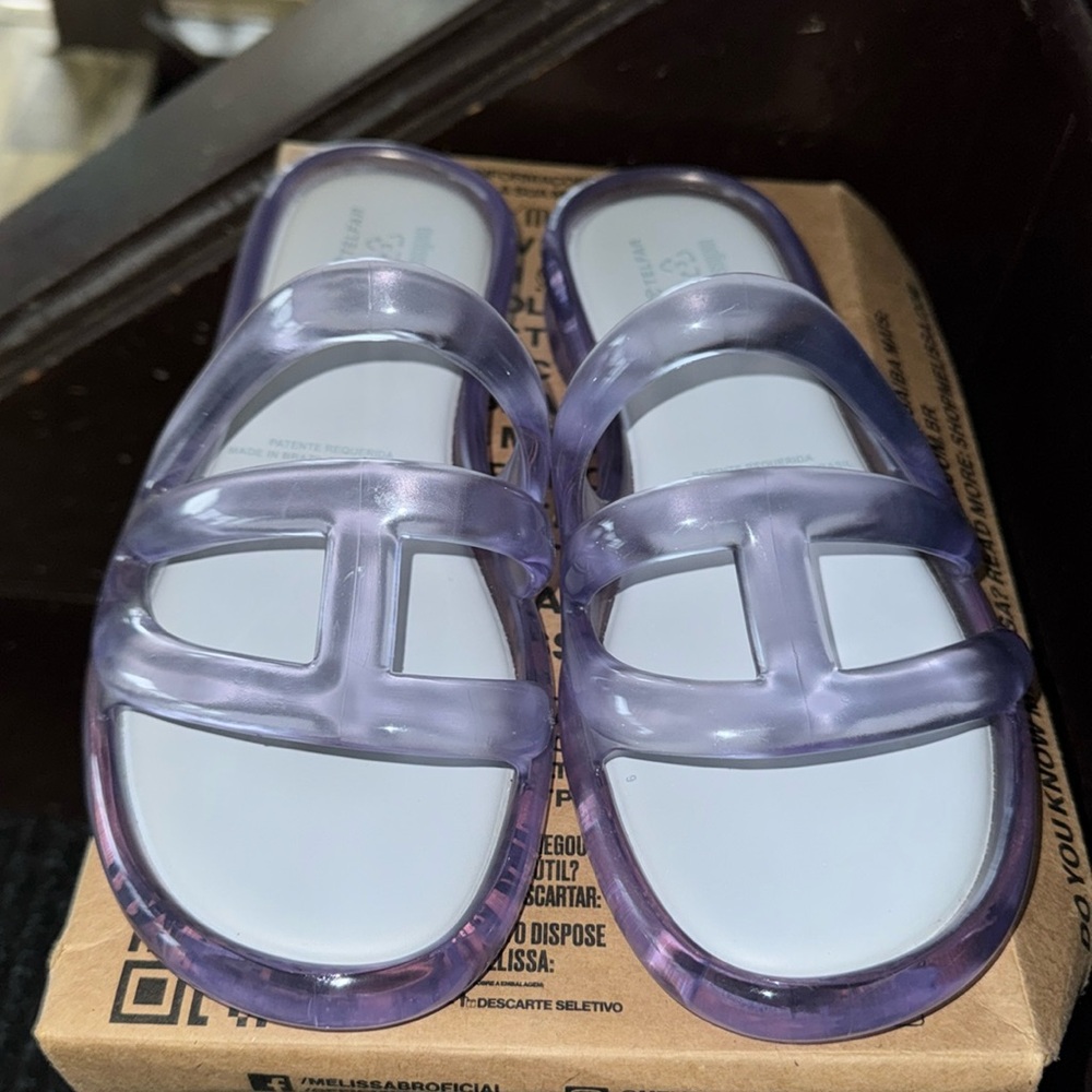 Telfar Melissa Jelly Slide size 10
